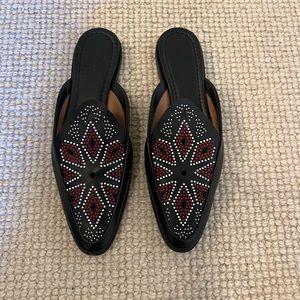 Alaïa Beaded Slides / Flats Sz 38.5